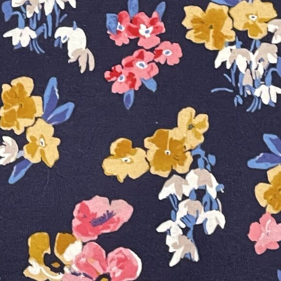 Joules Blouse Top Women 8 Blue Floral Harbour Print Long Sleeve Pullover W61 - Picture 7 of 14